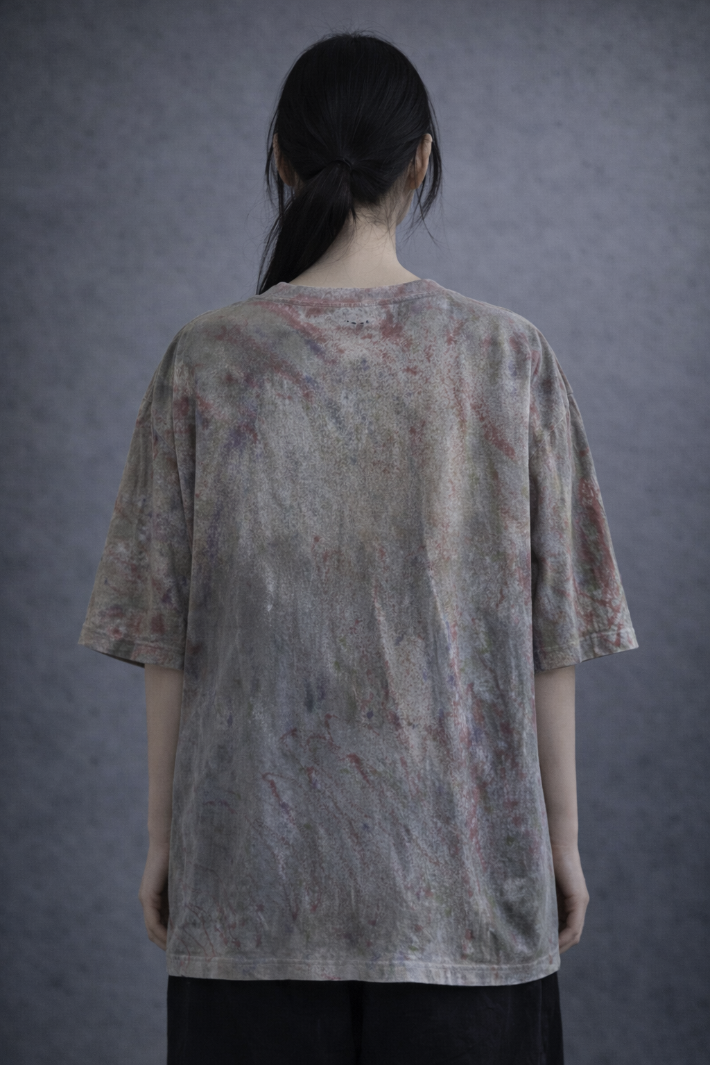 SENSUI Low Echo 02 – Hand Dyed Oversized T-shirt (L)