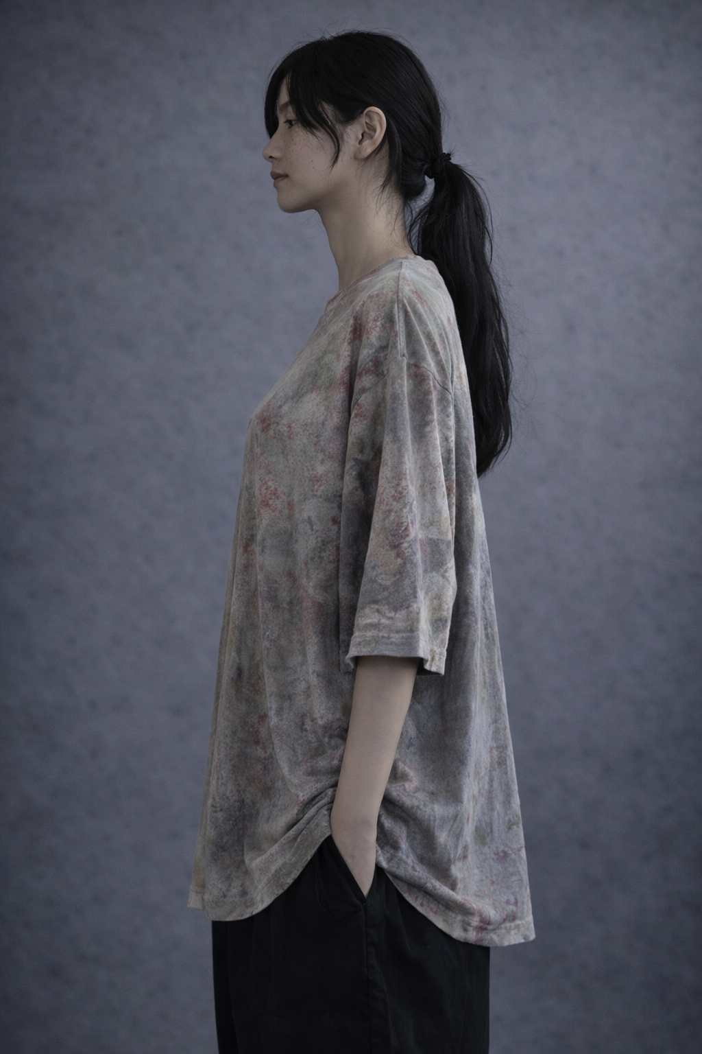 SENSUI Low Echo 02 – Hand Dyed Oversized T-shirt (L)