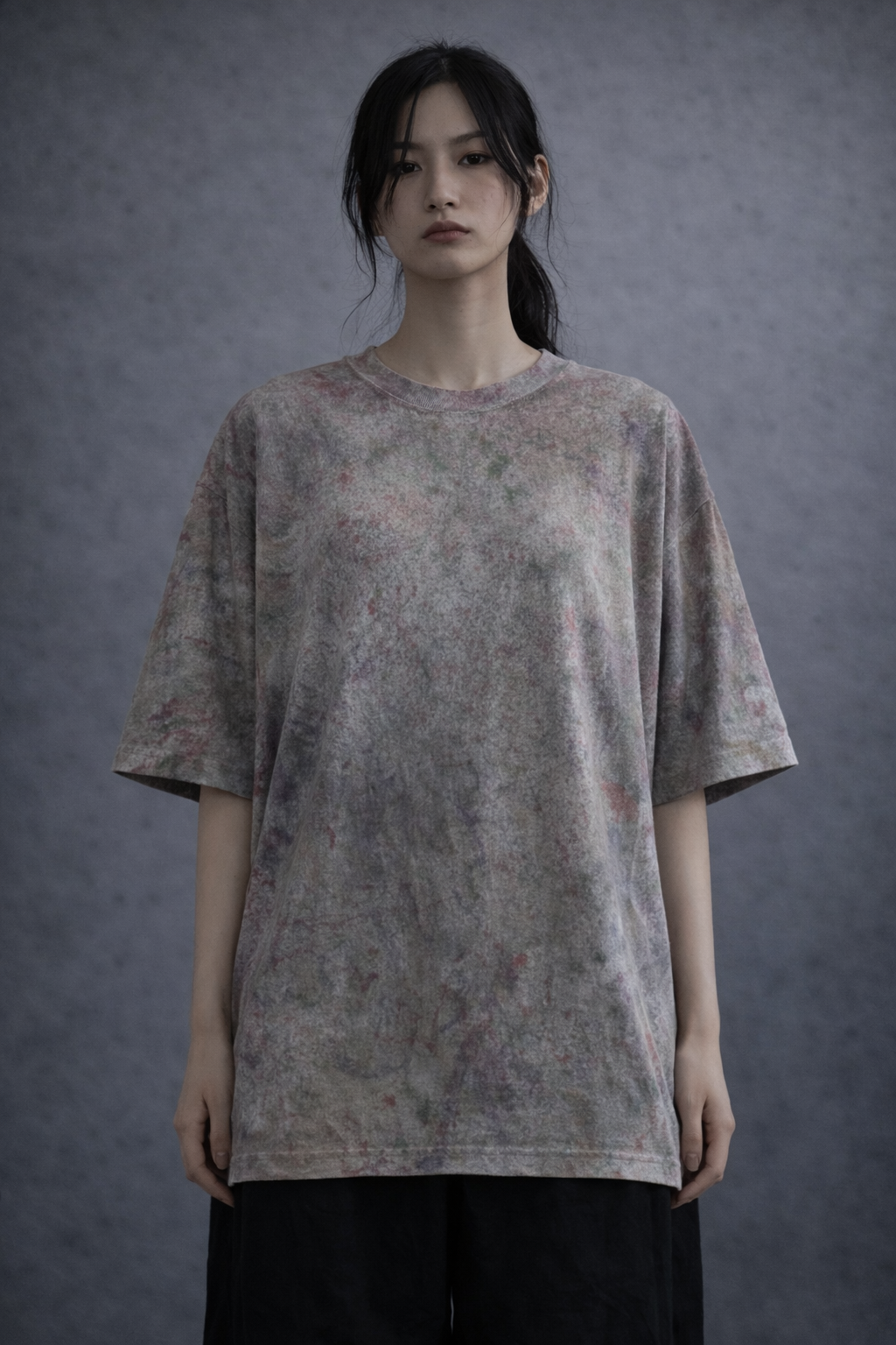 SENSUI Low Echo 02 – Hand Dyed Oversized T-shirt (L)